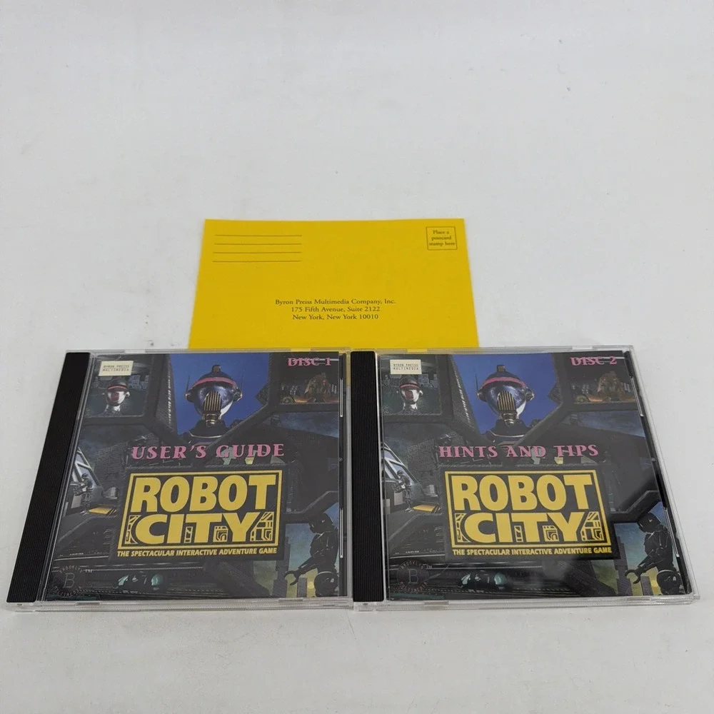 Robot City - PC Big Box Adventure Game - See Desc